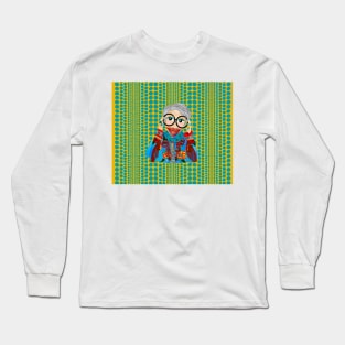 A chic Turquoise Iris Apfel inspired Items Long Sleeve T-Shirt